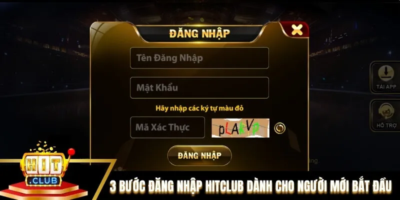 3 bước đăng nhập Hitclub dành cho người mới bắt đầu cực đơn giản