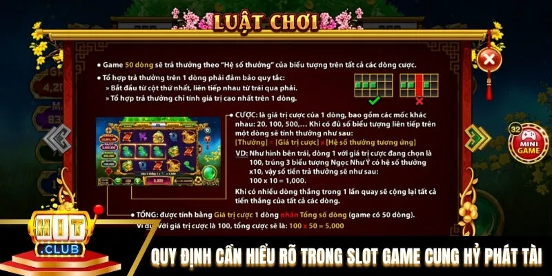 Quy định cần hiểu rõ trong slot game cung hỷ phát tài Quy định cần hiểu rõ trong slot game cung hỷ phát tài